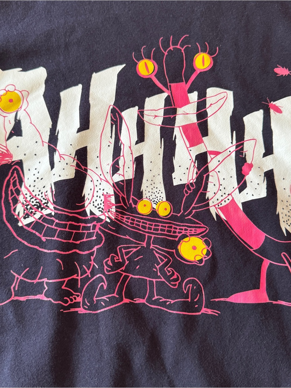 Vintage Vibes! Nickelodeon Aaahh!!! Real Monsters Graphic Crewneck Sweatshirt M - Picture 3 of 10